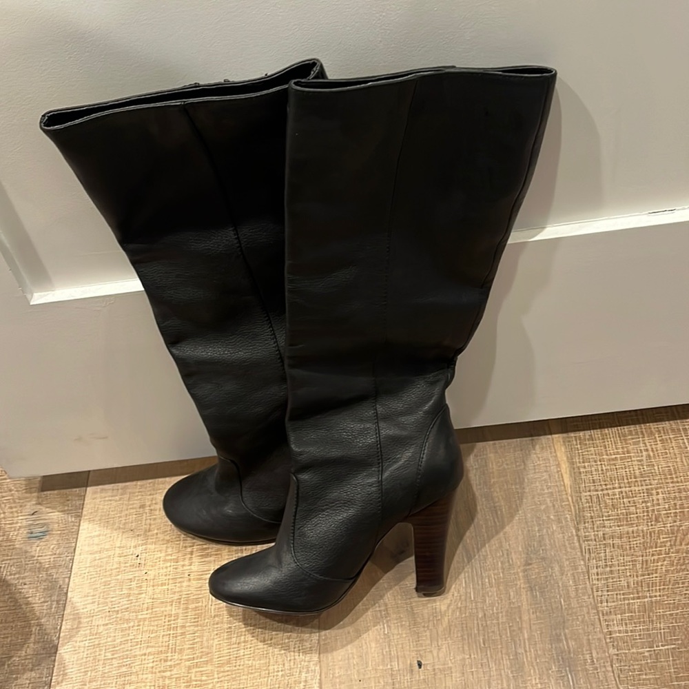 DV high heel knee high boots